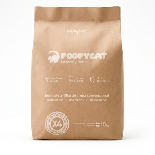 PoopyCat Arena para Gatos Biodegradable